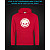Hoodie with Reflective Print Harley Davidson Skull - 2XL red