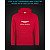 Hoodie with Reflective Print Aston Martin Logo - M red