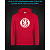 Hoodie with Reflective Print Chelsea - M red