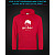 Hoodie with Reflective Print Harry Potter Society - M red
