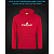 Hoodie with Reflective Print CS GO Logo - M red