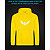Hoodie with Reflective Print Yamaha Logo 2 - XS yellow