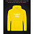 Hoodie with Reflective Print Toyoda - XL yellow