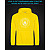 Hoodie with Reflective Print Manchester City - M yellow