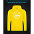 Hoodie with Reflective Print Arsenal - M yellow