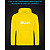 Hoodie with Reflective Print SKAM - M yellow