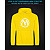 Hoodie with Reflective Print Magic The Gathering - M yellow