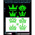 Crown reflective stickers, green, hard surface