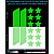 Contour labels and stars, green, hard surface