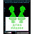 Stickers Children mashine2 (Ukr. Language), green, hard surface