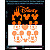 Mickey Mouse reflective stickers, orange, hard surface