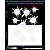 Blots reflective stickers, white, hard surface