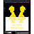 Stickers Children mashine2 (Ukr. Language), yellow, hard surface