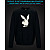 sweatshirt with Reflective Print Playboy - 5/6 black