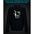 sweatshirt with Reflective Print Hello Kitty - 5/6 black