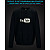 sweatshirt with Reflective Print Youtube - 5/6 black