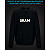 sweatshirt with Reflective Print SKAM - 5/6 black