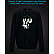 sweatshirt with Reflective Print Yuki Nagato - 5/6 black