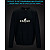 sweatshirt with Reflective Print CS GO Logo - 5/6 black