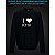 sweatshirt with Reflective Print I Love KYIV - 5/6 black