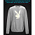sweatshirt with Reflective Print Playboy - 5/6 grey