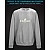 sweatshirt with Reflective Print CS GO Logo - 5/6 grey