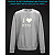 sweatshirt with Reflective Print I Love KYIV - 5/6 grey