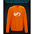 sweatshirt with Reflective Print ZAZ Logo - 5/6 orange