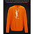 sweatshirt with Reflective Print YSL - 5/6 orange
