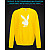 sweatshirt with Reflective Print Playboy - 5/6 yellow