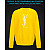 sweatshirt with Reflective Print YSL - 5/6 yellow