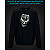 sweatshirt with Reflective Print Zombie - 2XL black