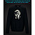 sweatshirt with Reflective Print Skull Music - 2XL black
