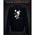 sweatshirt with Reflective Print Fairy - 2XL black