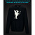 sweatshirt with Reflective Print Little Fairy - 2XL black