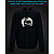 sweatshirt with Reflective Print Troll Girl - 2XL black