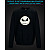sweatshirt with Reflective Print The Nightmare Before Christmas - 2XL black