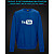 sweatshirt with Reflective Print Youtube - 2XL blue