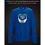 sweatshirt with Reflective Print Sponge Bob Face - 2XL blue