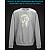 sweatshirt with Reflective Print Skull Music - 2XL grey