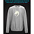sweatshirt with Reflective Print Dragon Head Print - 2XL grey