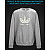 sweatshirt with Reflective Print Cute Little Unicorn - 2XL grey