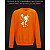 sweatshirt with Reflective Print Fairy - 2XL orange