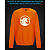sweatshirt with Reflective Print Unicorn - 2XL orange