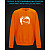 sweatshirt with Reflective Print Troll Girl - 2XL orange