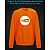 Світшот з світловідбиваючим принтом Ютюб Логотип - 2XL помаранчевий