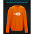 sweatshirt with Reflective Print Youtube - 2XL orange