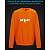 Свитшот со светоотражающим принтом Брони - 2XL оранжевый