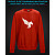sweatshirt with Reflective Print Pegas Wings - 2XL red