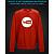 sweatshirt with Reflective Print Youtube Logo - 2XL red